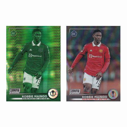 球星卡 梅努 199编 夜光折 RC新秀 2022-23 topps 竞技场 曼联