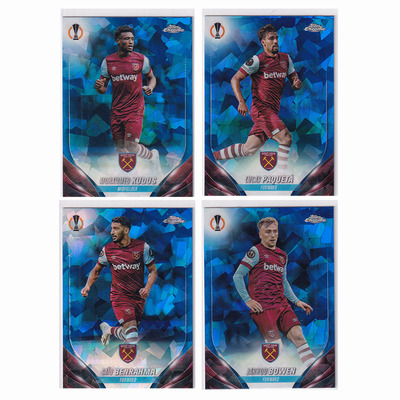 球星卡 西汉姆联 蓝碎冰折 2023-24 Topps 库杜斯 帕奎塔 鲍恩