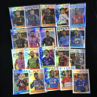 卡卡 德罗巴 chrome 梅西 美职联 Topps 贝尔 2024 球星卡 银折