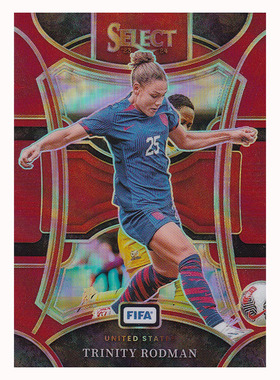 球星卡 女足 红折 2023-24 select FIFA 罗德曼