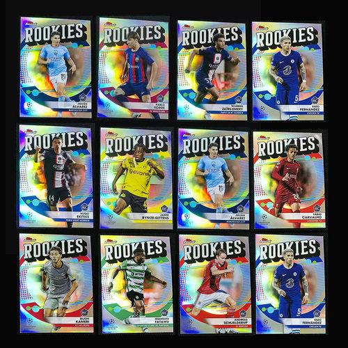 球星卡 2022-23 topps finest 新秀特卡 阿尔瓦雷斯 埃梅里 恩佐