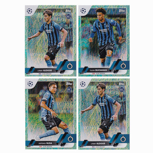 球星卡 奥多尔 布坎南 努萨 2022-23 topps 碧玉 布鲁日