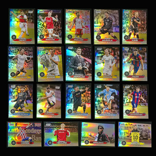 球星卡 2023-24 Topps竞技场 银折 C罗 哈兰德 贝林厄姆 亚马尔