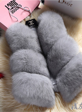 新款皮草外套皮草马甲短款女兔毛背心坎肩大码特价女装毛毛女装