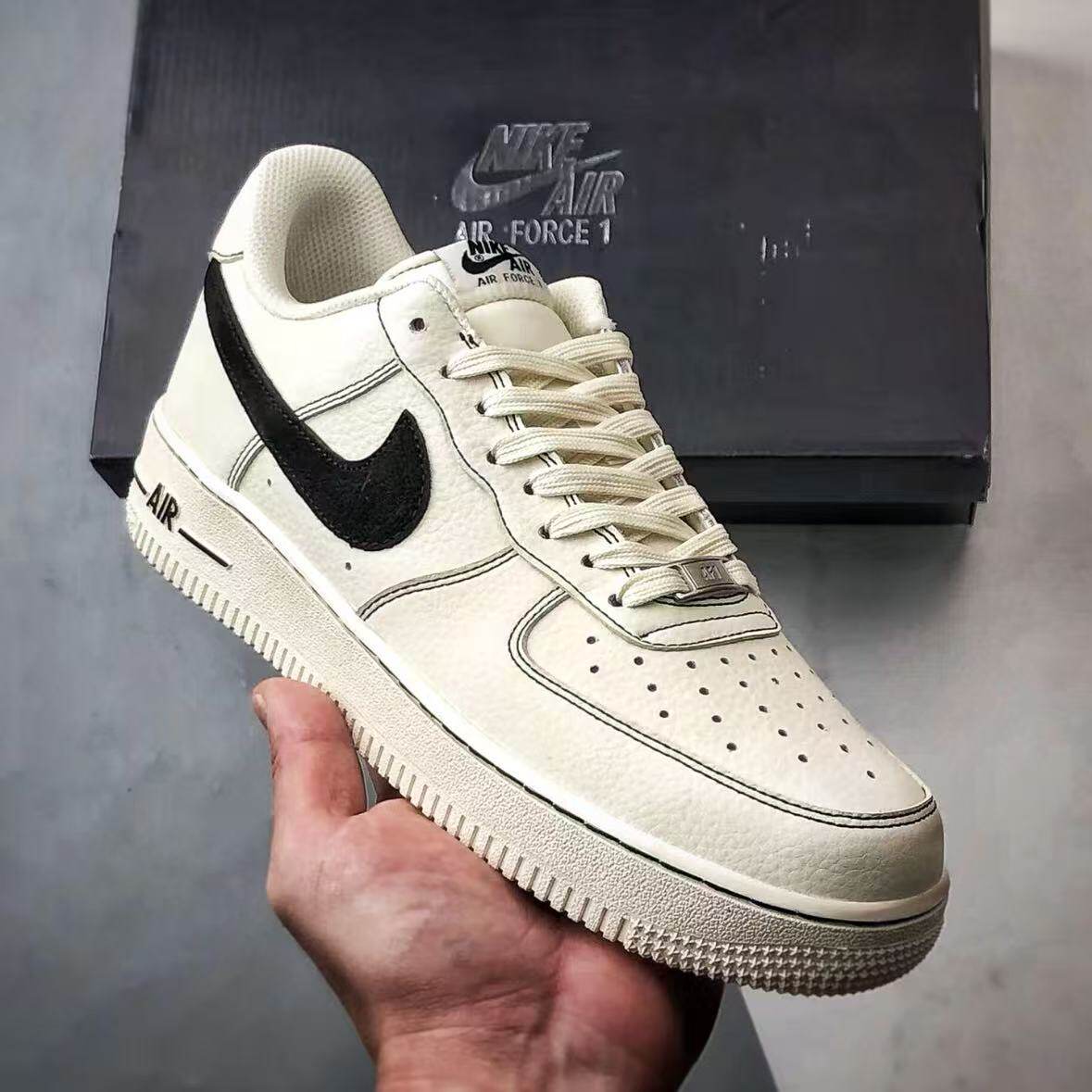 正品耐克AIR FORCE 1空军一号男夏季平底柔软运动休闲板鞋HQ2037