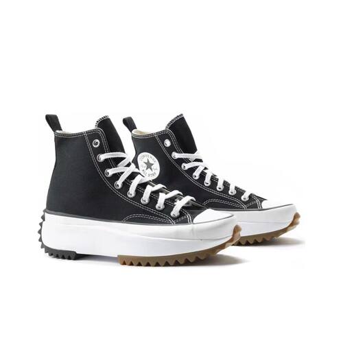 Converse Run Star Hike正品匡威男女同款松糕增高帆布鞋166800C
