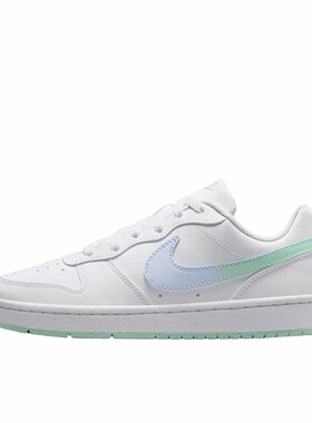 耐克Nike CourtBorough耐磨低帮女鞋大童小白休闲板鞋IQ6529-100