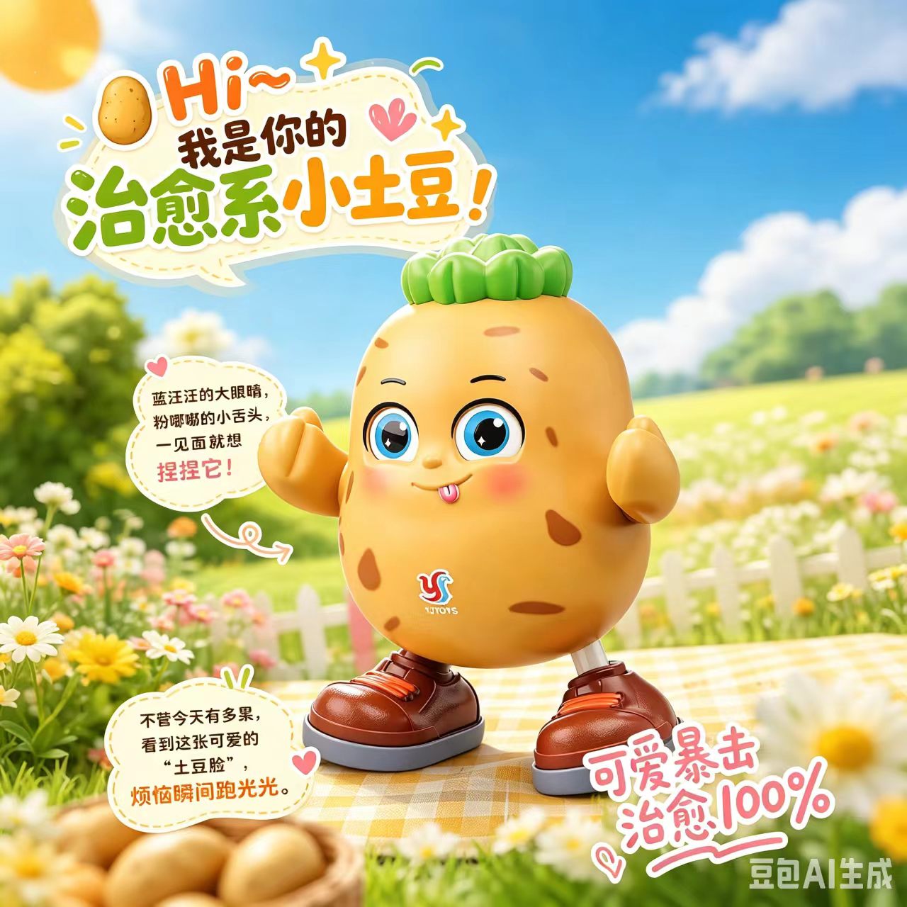 会跳舞的土豆电动公仔儿童灯光音乐玩具摇摆摆件卡通可爱礼物