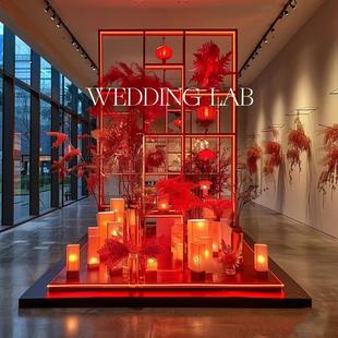 饰橱窗陈列商业美陈场景布置 饰婚礼艺术装 新春新年美陈装 置摆饰装