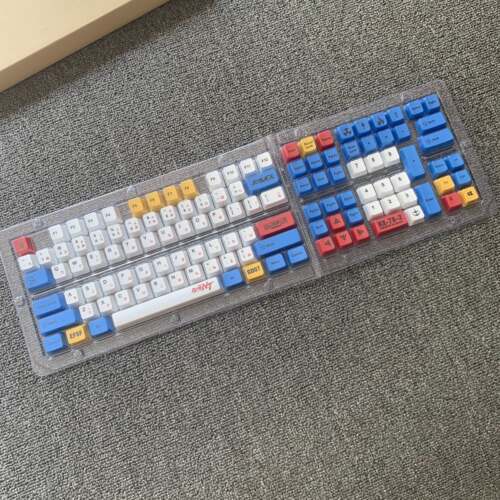 机械键盘键帽pbt热升华980小全套84/68带增补RK100键盒装104/87