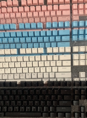 rk原厂朋克键帽机械键盘abs黑色透光圆形不掉字磨砂卫星轴黑爵Z11