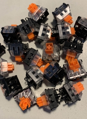 LK光轴集贤机械键盘轴体防水轴体网吧用插拔维修橙色轴心黄清脆青