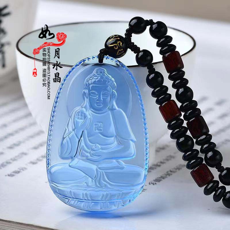 蓝水晶生肖属狗属猪吉祥物