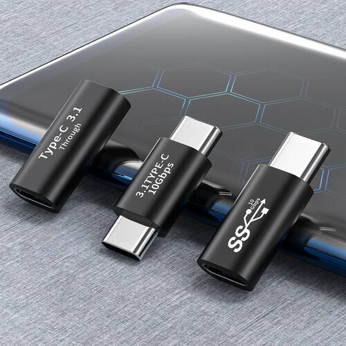 TYPE-C转接头公对公对母对母USB 3.1充电10Gb数据PD快充连接头