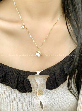 柏林少女精致锆石高级感项链女