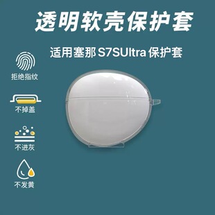 适用塞那S7SUltra透明耳夹式保护套防摔SANAG塞那s7sultra保护壳塞那s7sAI分体式透明软壳s7s保护套