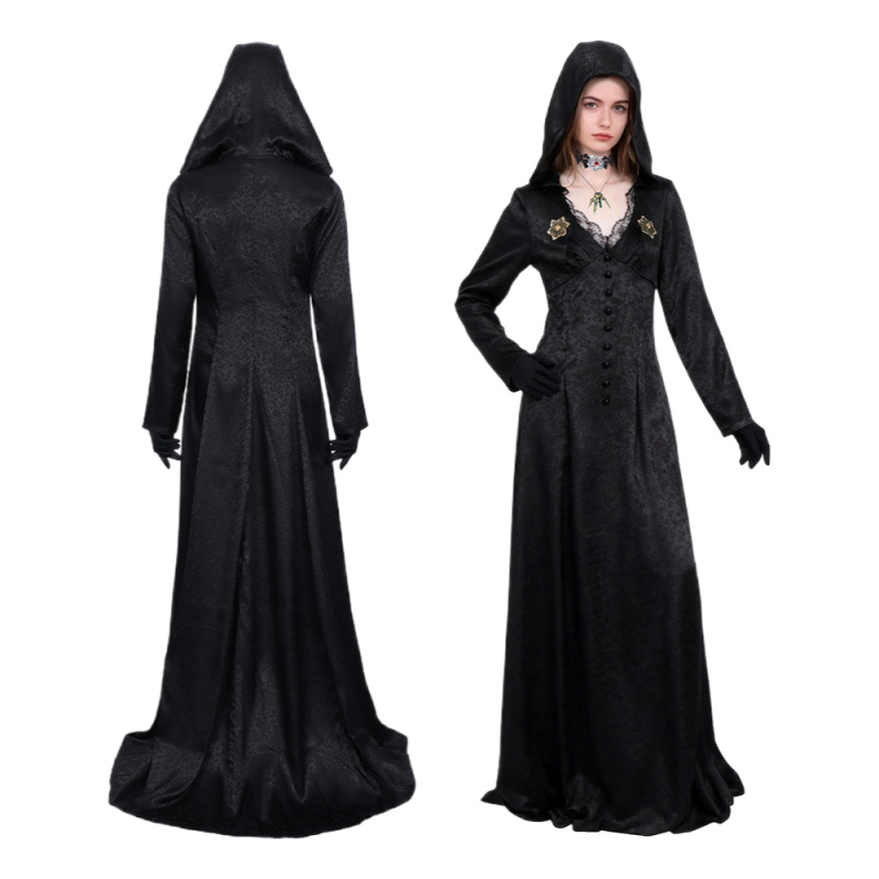 圣诞节cos服丹妮拉黑裙