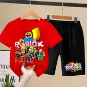 秋装 上衣外套童装 潮 圆领卫衣儿童长袖 roblox卡通周边衣服男女夏季