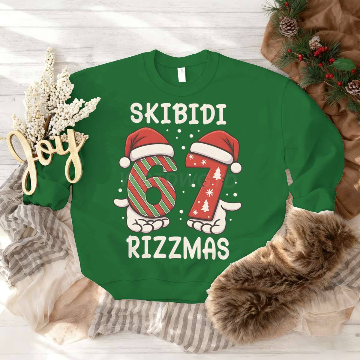 Christmas六七印花女卫