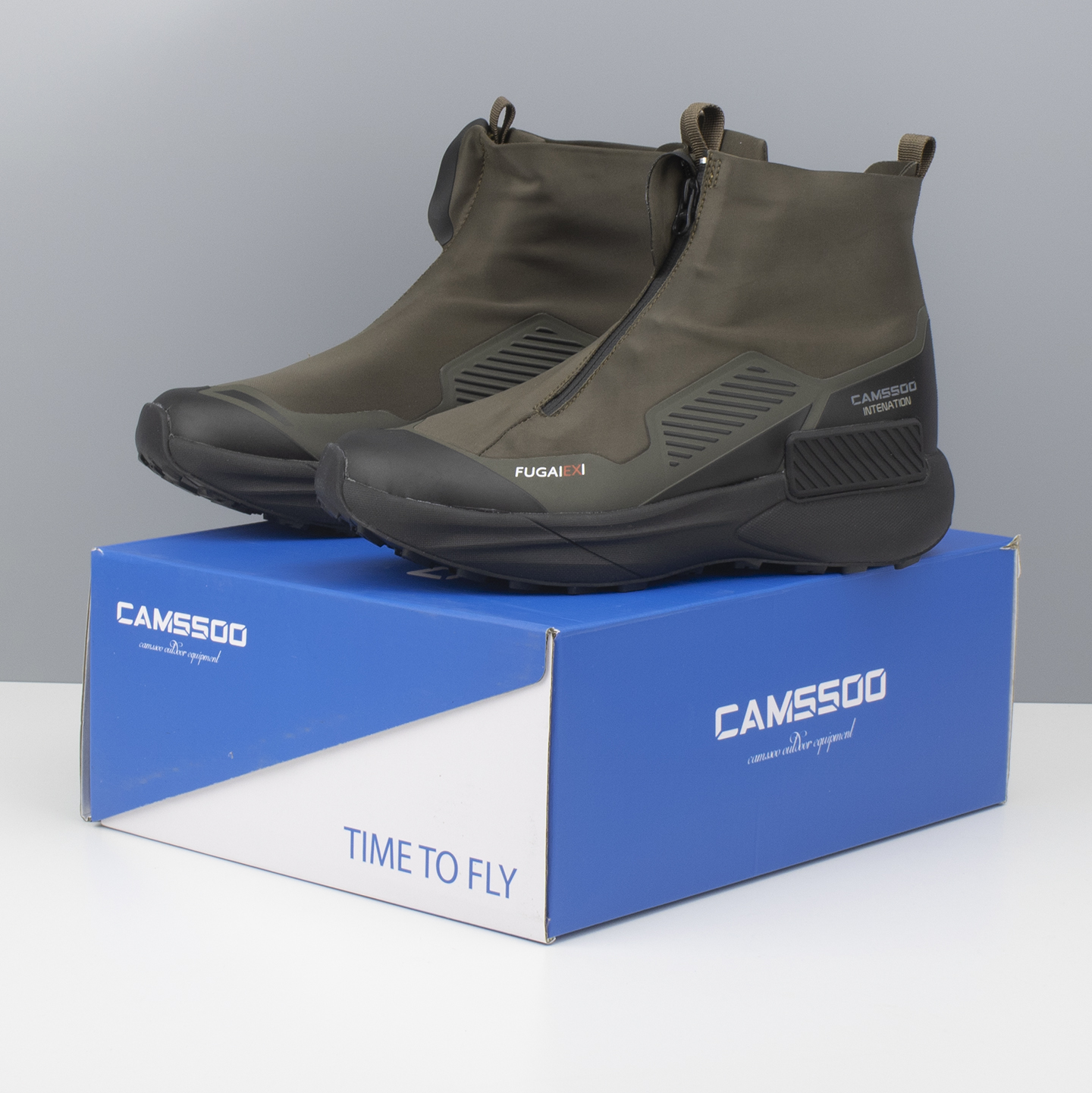 德国高端25秋季新款减震软底防泼水户外登山沙漠靴高帮徒步鞋男女