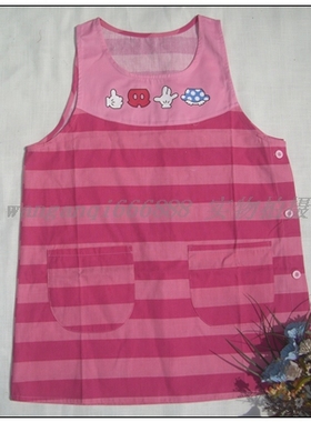 AABY迪士尼米奇贴布绣无袖背心款围裙特价清仓款二
