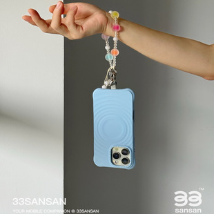 33SANSAN原創(chuàng)「波子汽水」清爽清透清涼感夏日繽紛多巴胺手機(jī)鏈