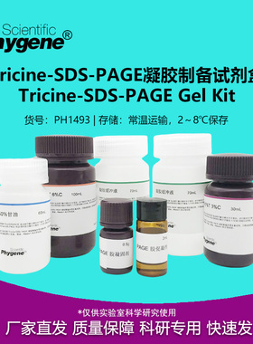 Tricine-SDS-PAGE凝胶制备试剂盒 多肽小分子蛋白制胶 PHYGENE