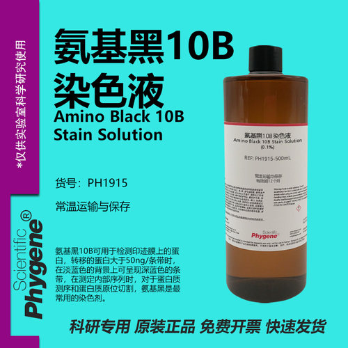 蛋白质检测氨基黑10B染色液