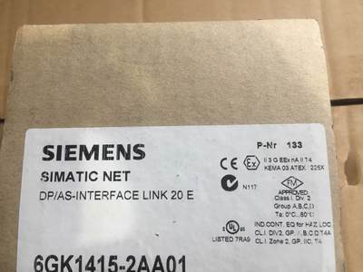 6GK1415-2AA01 SIMATIC西门子AS接口连接器20E 6GK1 415-2AA01