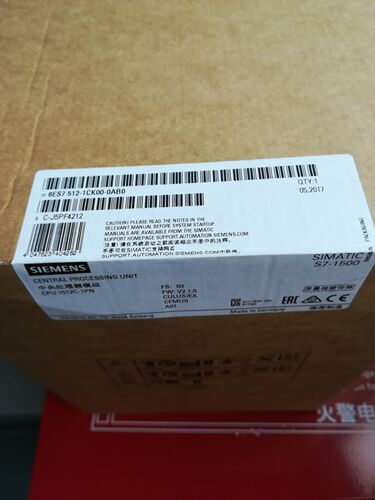 6ES7511-1CK01-0AB0 CPU 1511C-1 PN 6ES7 511-1CKO1-OABO 1CK00