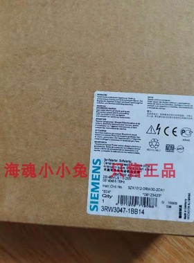 西门子软启动器 3RW4056-6BB44 162A 90KW/400V 3RW40566BB44原装