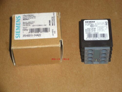 正品西门子接触器 3RH69111HA22 2NO+2NC辅助触点3RH6911-1HA22