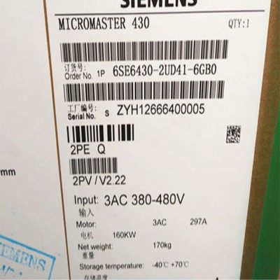 6SE6430-2UD41-6GBO西门子M430变频器160KW6SE6430-2UD41-6GB0