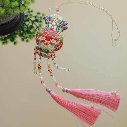 中国风双面汉服配饰旗袍压襟荷包