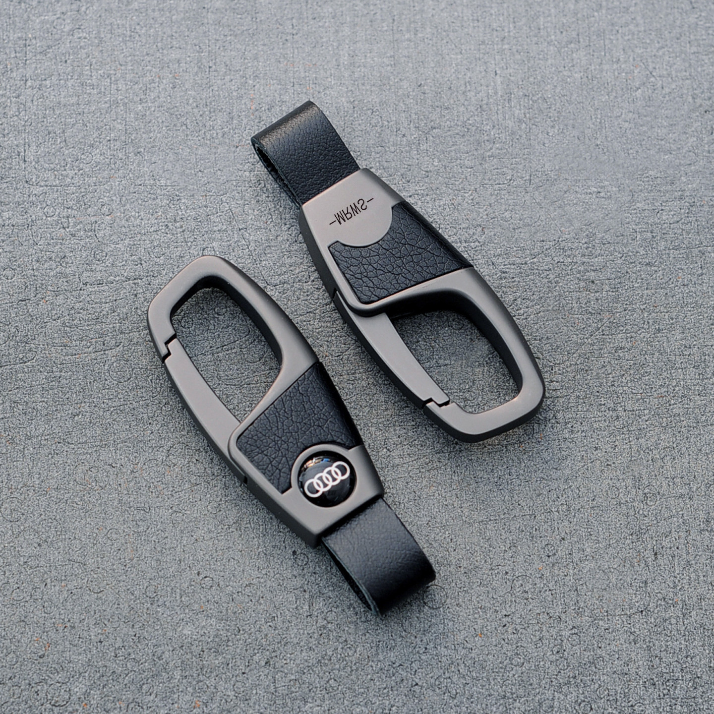 汽车钥匙钉高档定制礼品刻字皮适用于奥迪大众本田钥匙扣挂件男生