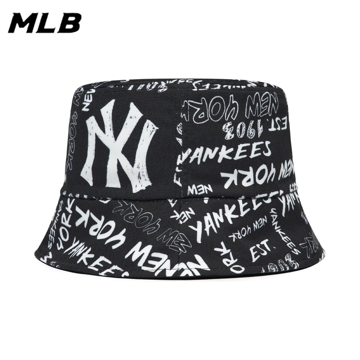 MLB美职棒情侣涂鸦遮阳渔夫帽图片