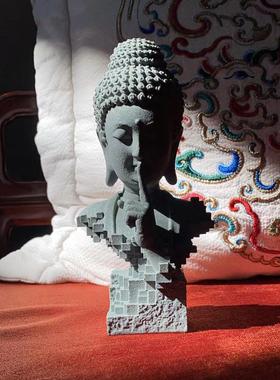 泉州文创无相摆件无相禅衣禅意摆件办公茶几假山禅意摆件