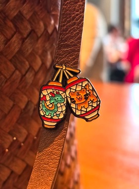 泉州文创mini徽章冰箱贴放心石敢当滴水兽灯笼簪花女伴手礼