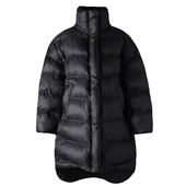 新款 EAM STUDIO黑色宽松廓形蓬蓬棉服外套女冬季 欧货设计感面包服