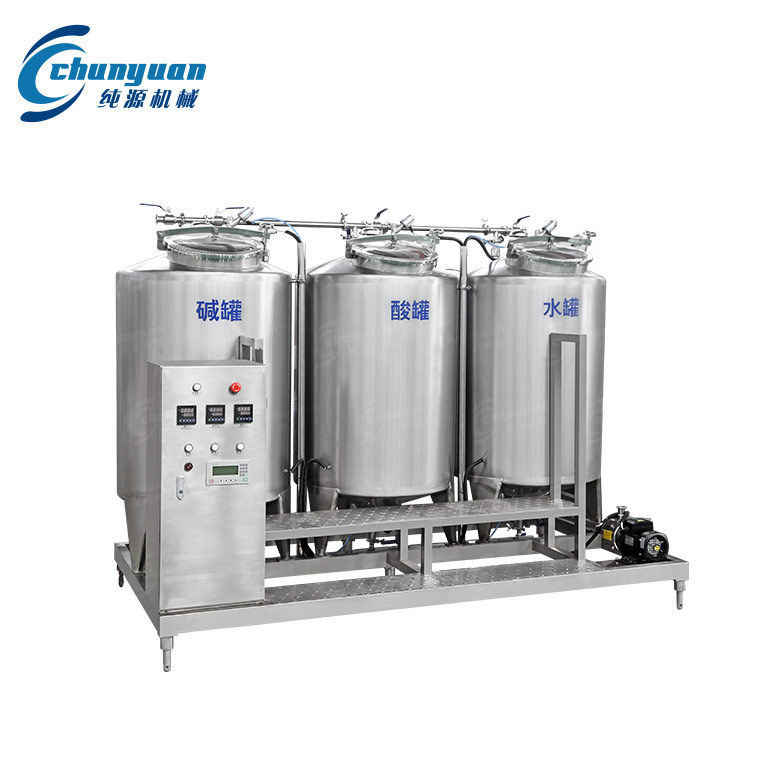 自动cip清洗系统全自动果汁cip清洗系统果汁热灌装前处理设备