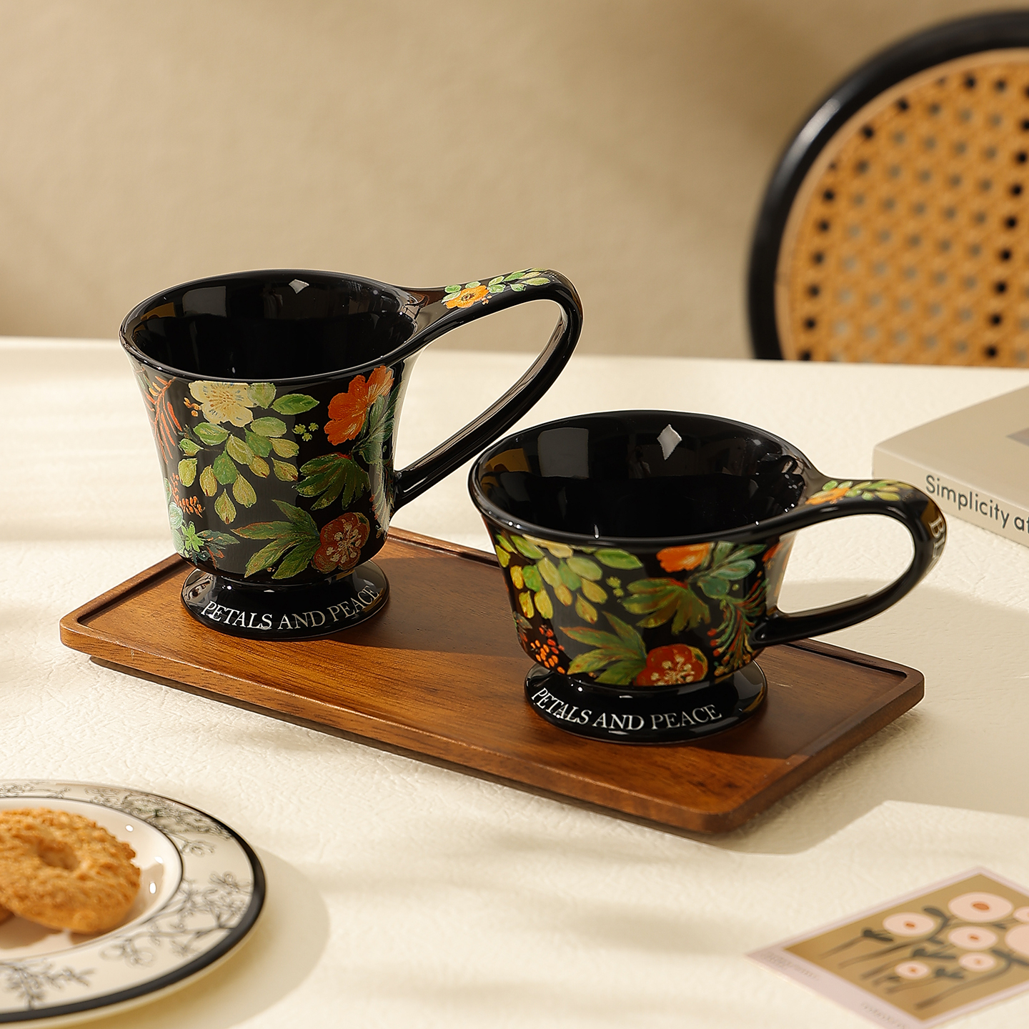 熊谷组日式复古陶瓷马克杯咖啡杯