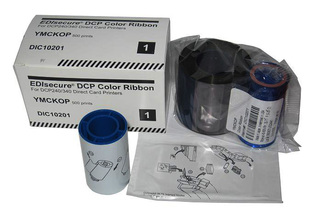 迪艾斯DCP240 证卡打印机DCP340彩色带DIC10201专用碳带耗材