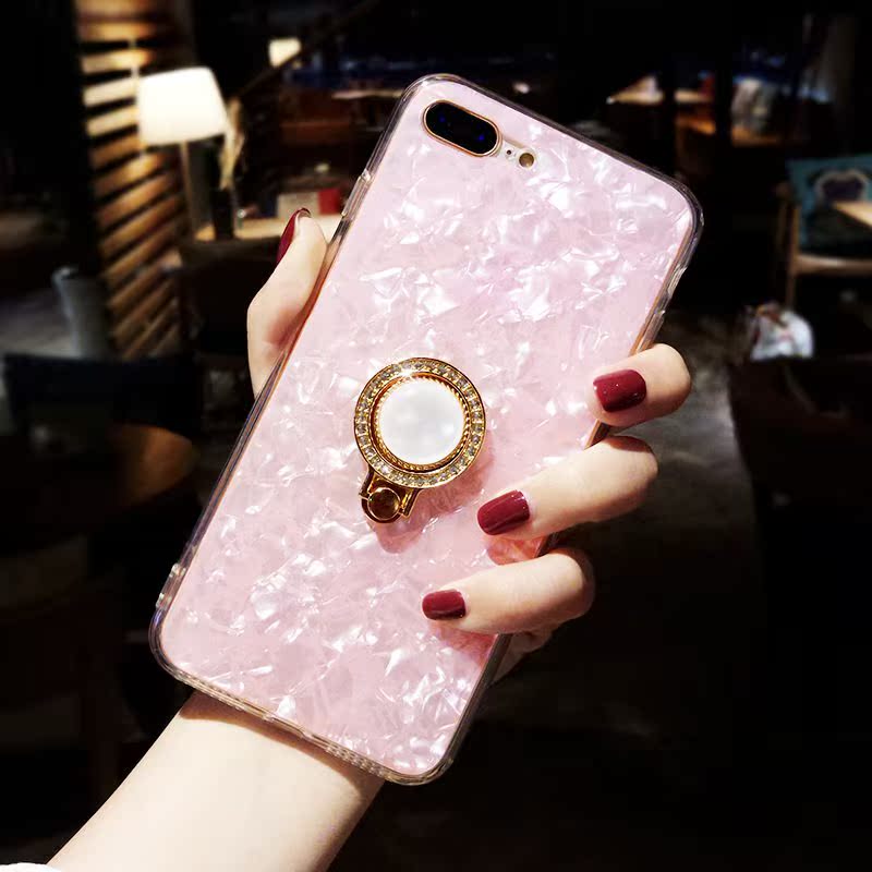 Æ»¹û8plusÊÖ»ú¿ÇÖ¸»·iPhoneX¹è½ºÐÂÈ«°ü·Àˤ7plusÅ®¿î68x