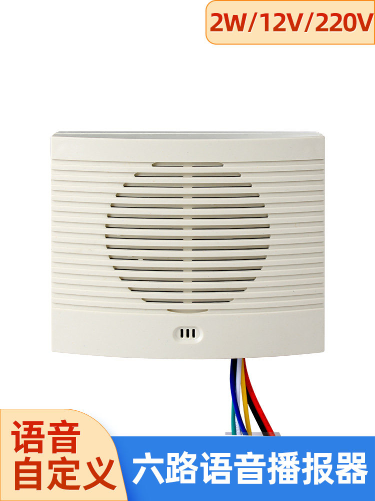 YX9075 Multi-channel Voice Promptor Custom Voice 12v Promptor Speaker 24v Voice Announcer Change Sound