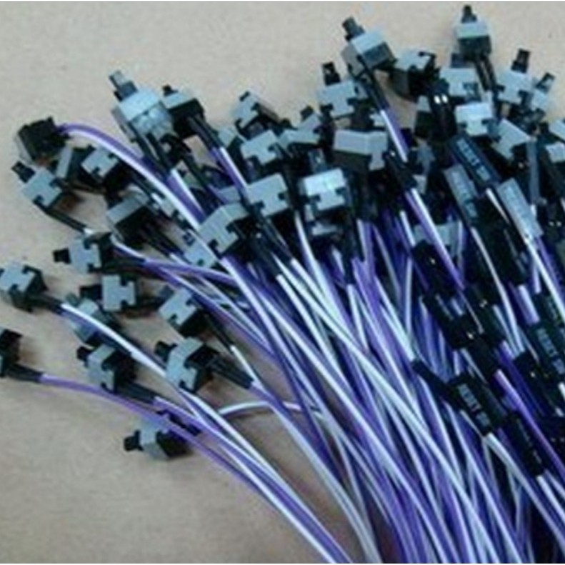 主机开关线启动开机线 ATX 重启线 主板开关跳线 机箱开关线厂家