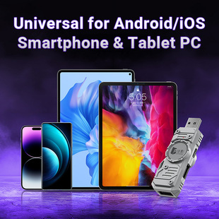 佳影M9适用安卓苹果原生手机游戏手柄键鼠转换器王座使命召唤COD