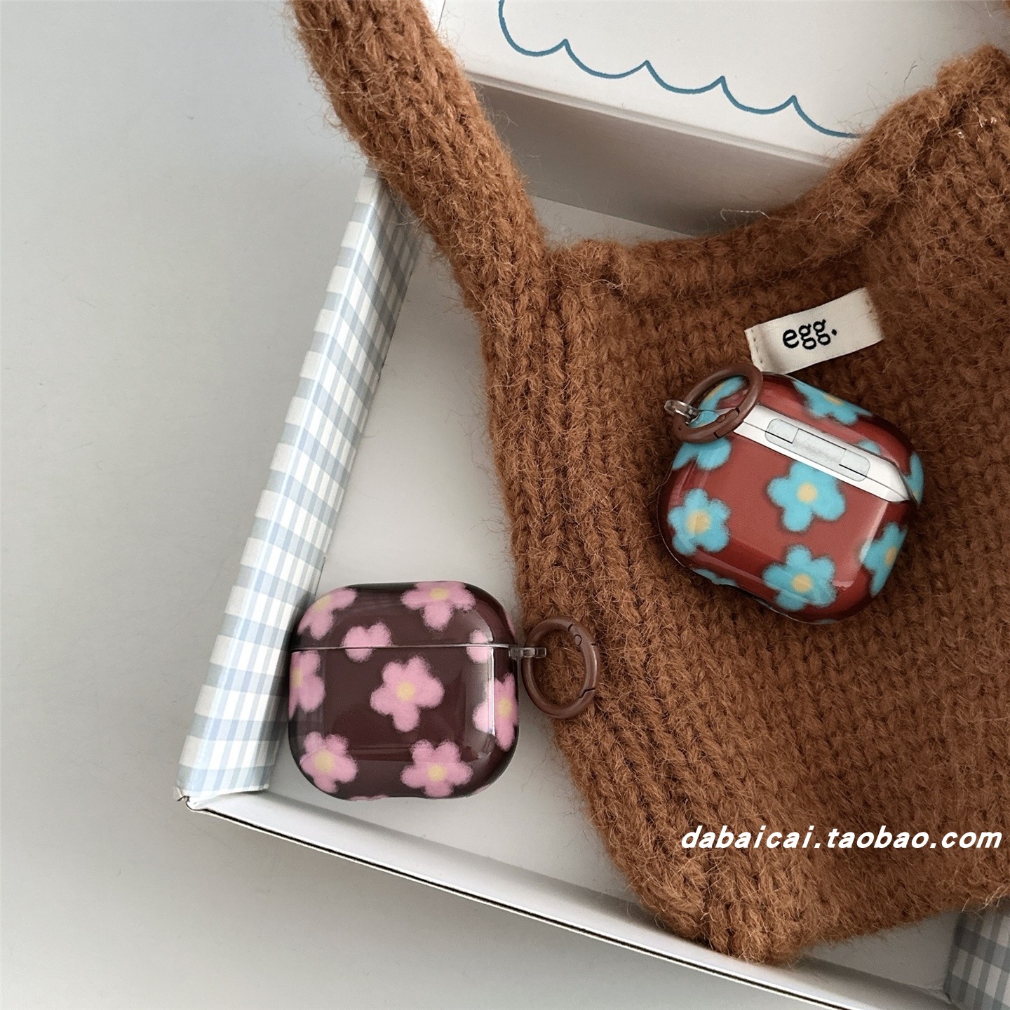 airpods4耳机套韩系油画花朵花瓣