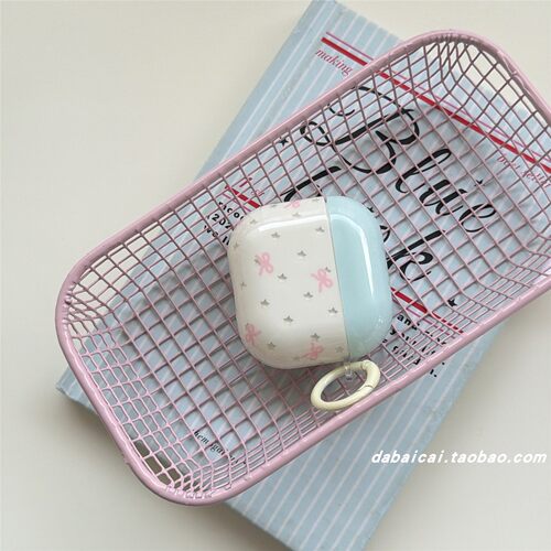 airpods4耳机套撞色蝴蝶结星星