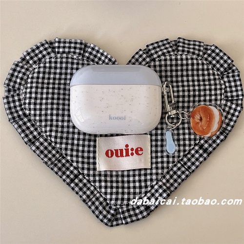 airpods3耳机套简约撞色泼墨