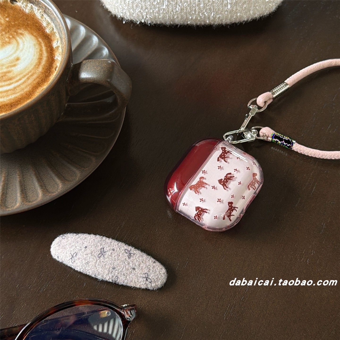 ins星星红马手绳适用airpods pro3耳机套4代无线蓝牙苹果airpods1/2代耳机壳pro新款3代pro2防摔保护套韩系女,3C数码配件,耳机保护套,淘宝优惠券,粉丝福利购,淘宝优惠卷